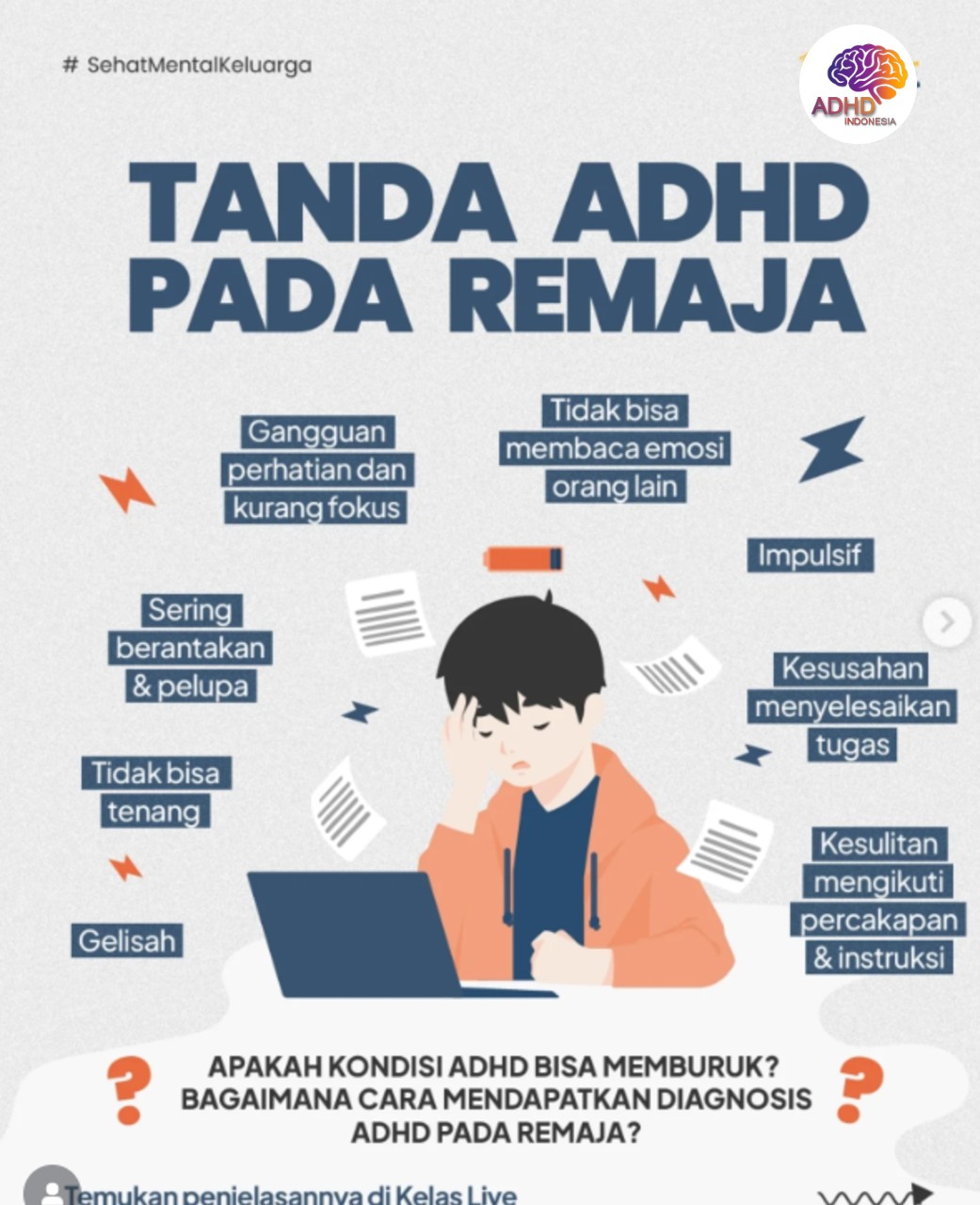 Screening ADHD Non-Diagnostik: Edukasi Awal bagi Orang Tua di Kabupaten Tanjung Jabung Barat